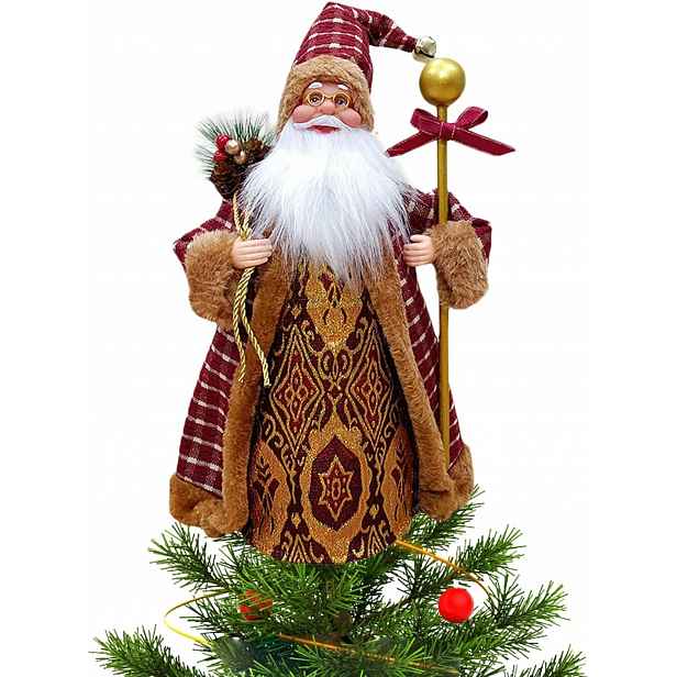 Dekorativní Vánoční Figurka Mikuláše 30 CM, Klasická