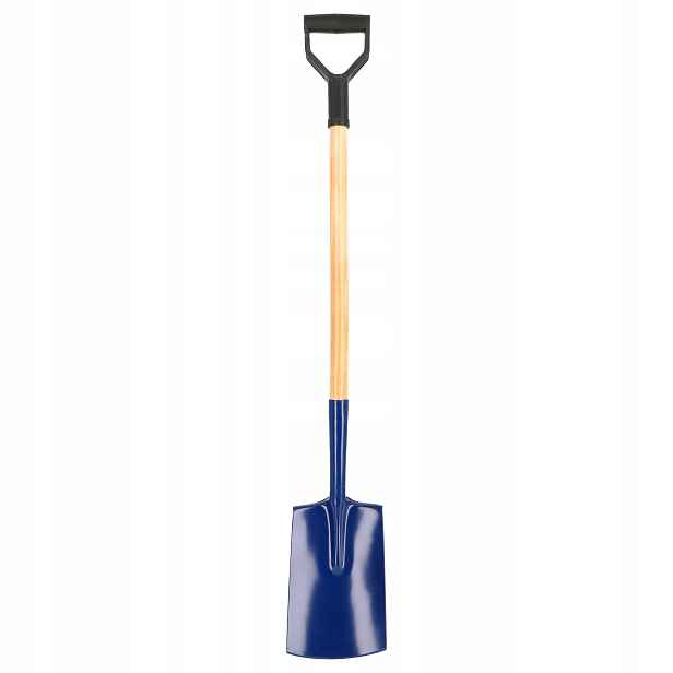 Lopata Rovný Rýč 122 cm Pro Kopání Překopávání Zahradní S Násadou