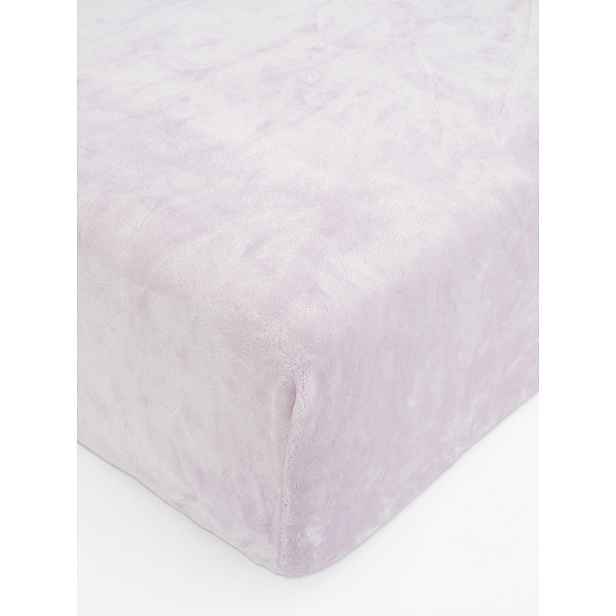 MKLuzkoviny.cz Prostěradlo mikroplyš Deluxe do postýlky 70 x 140 cm - lila