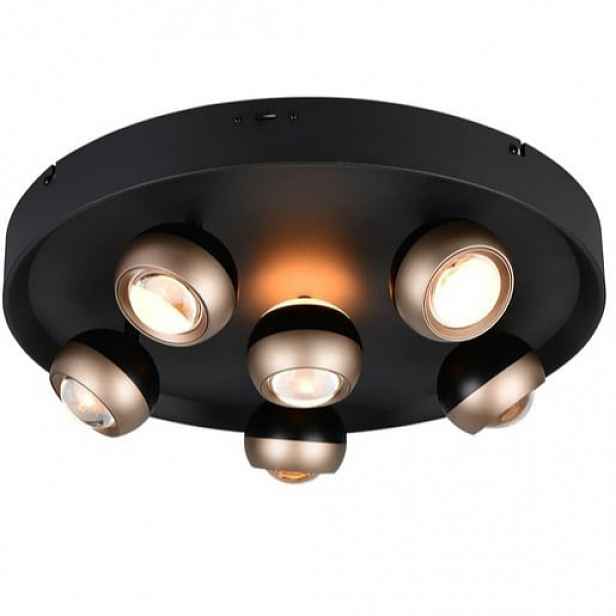 Trio ORBIT led stropní svítidlo černá kov 644410632 TR644410632