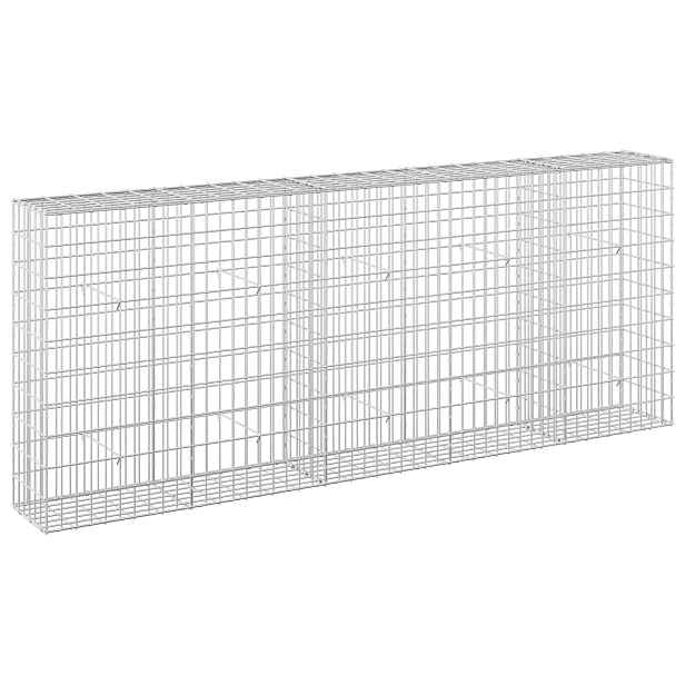 vidaXL Gabion s drátem 5 mm a síťkou 5x10 cm 250x30x100 cm
