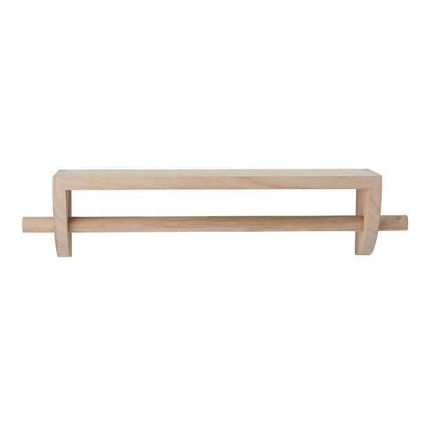Dětský věšák z masivu pavlovnie v přírodní barvě Mingus – Bloomingville Mini