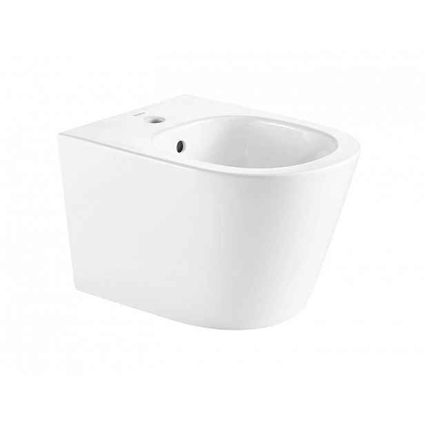 kielle Nefia - Závěsný bidet, s přepadem, s otvorem pro baterii, bílá 30327000