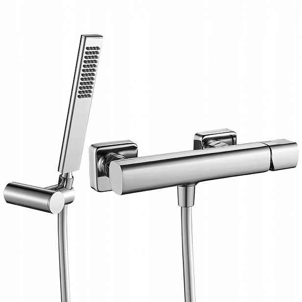 Laveo Tores Sprchová nástěnná baterie se sadou, chrom, 150 cm