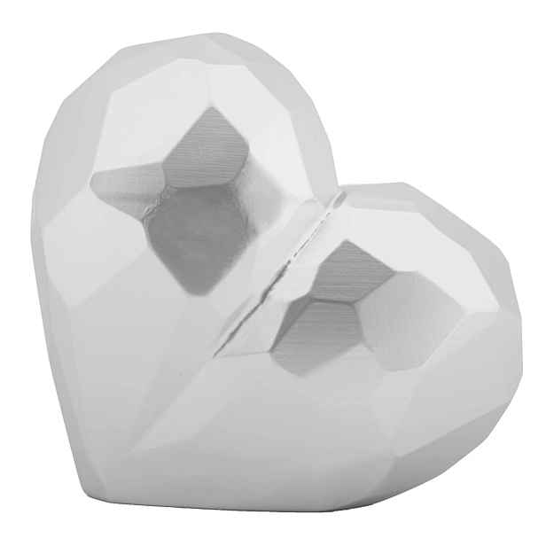 Mauro Ferretti Váza Heart 18 cm stříbrná