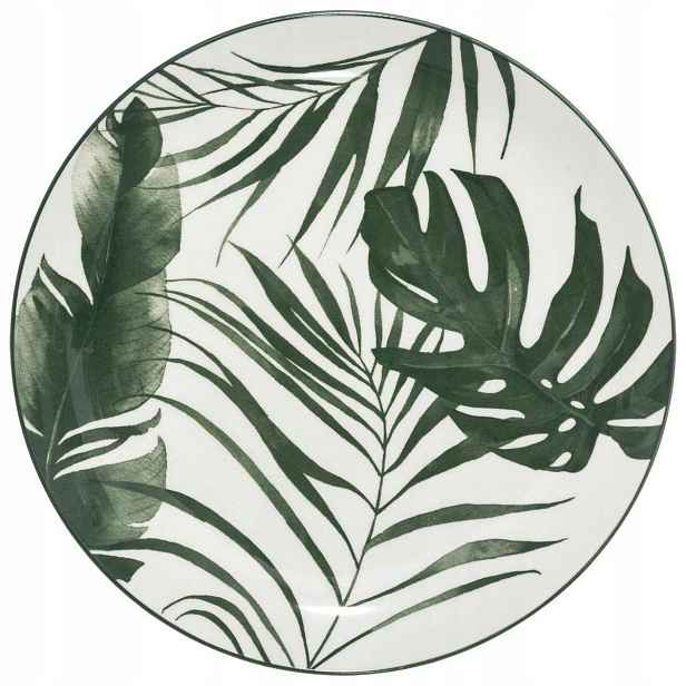 Sada Jídelních Talířů Talíř Listy Monstera