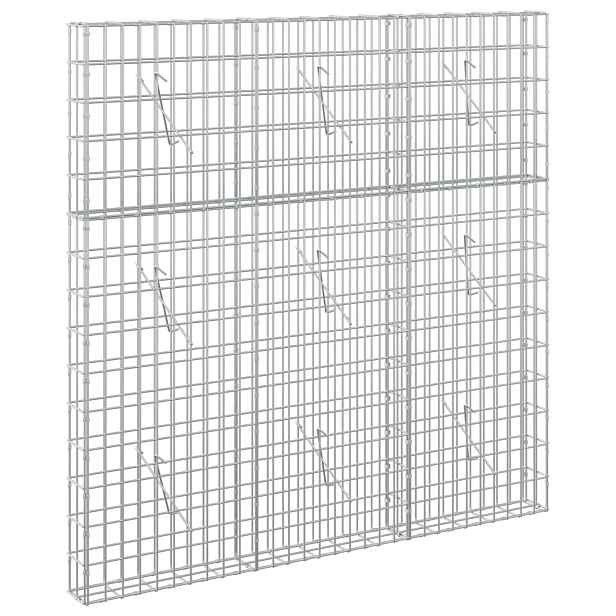 vidaXL Gabion s drátem 5 mm a síťkou 5x10 cm 150x10x150 cm