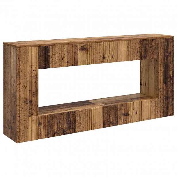 vidaXL Konzolový stolek Staré dřevo 155 x 29 x 74 cm Dřevěný materiál