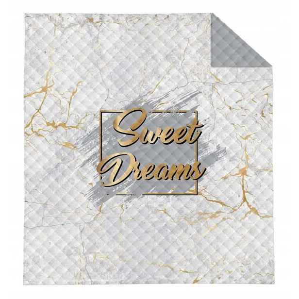 Detexpol Přehoz na postel Sweet Dreams mramor white, 220/240 cm (DL-566242)