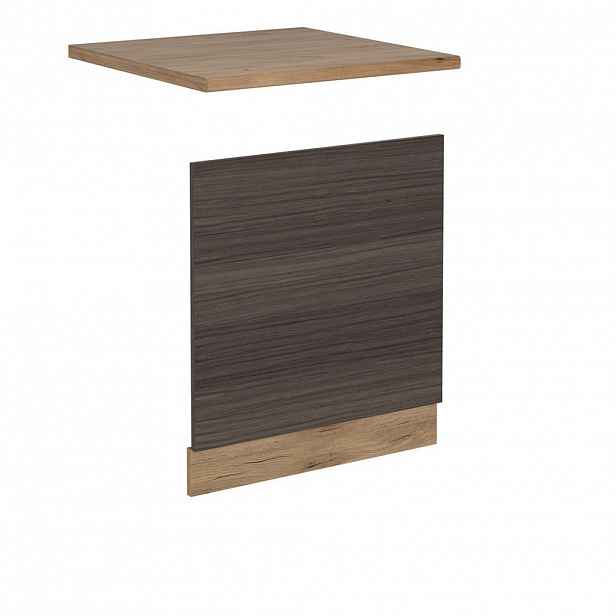Vicco PŘEDNÍ PANEL R-Line Ušlechtilá šedá 60 cm , PD Dub