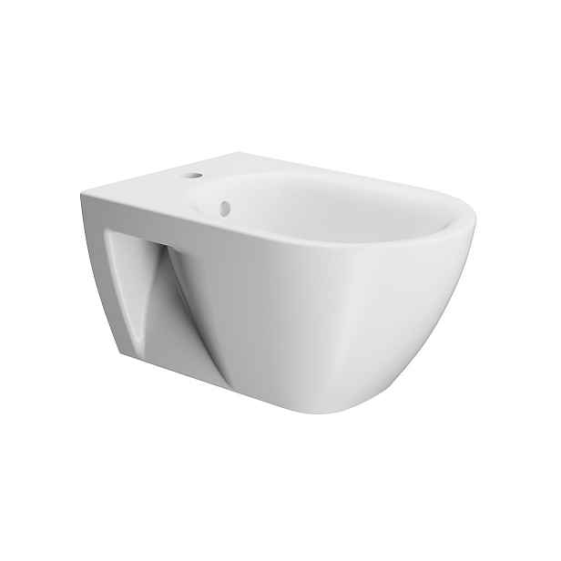 GSI PURA ECO bidet závěsný, 36x55cm, bílá mat