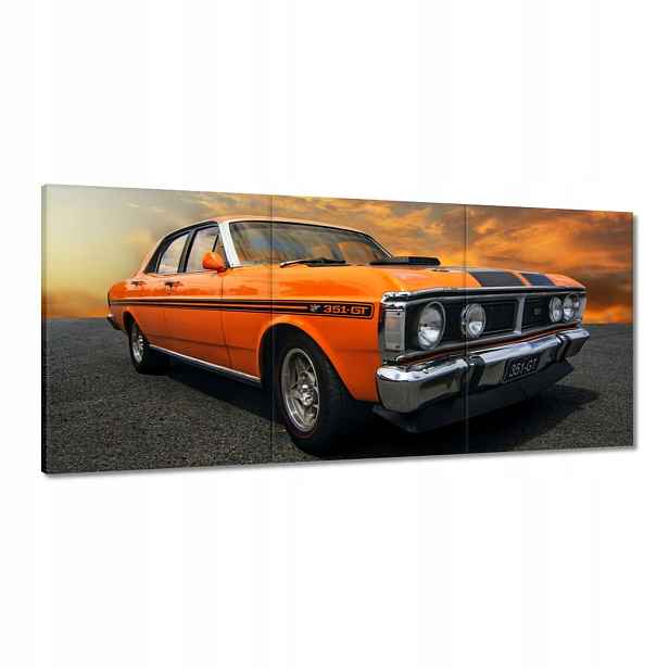 Obrazy 150x70 Oranžový Klasika Auto