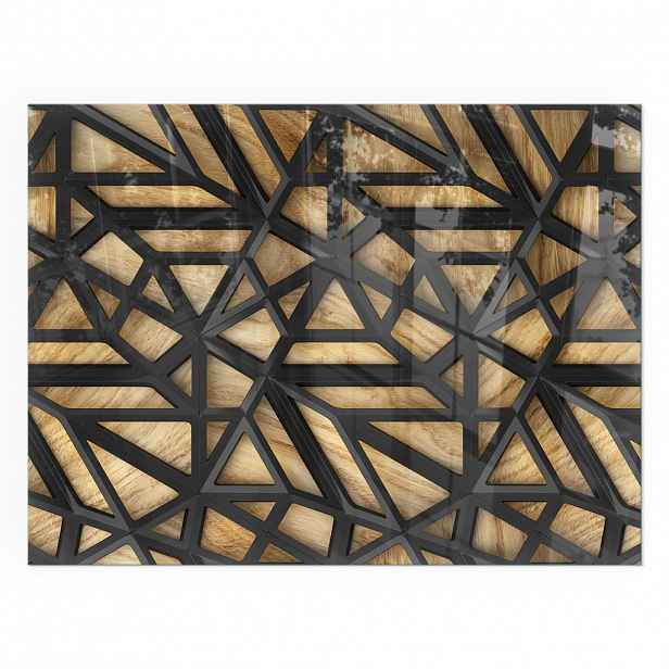 TULUP PODLOŽKA POD KRB 80x60 cm - Geometrie se dřevem