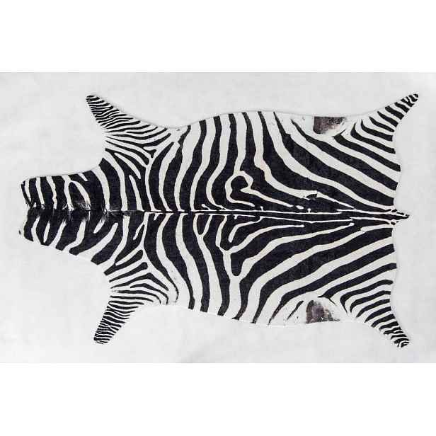 Velvetový koberec z kůže zebra 120 x 180 cm