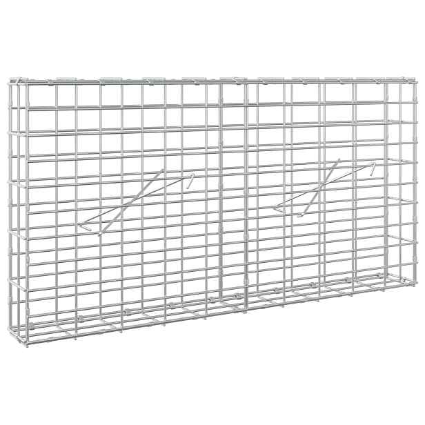 vidaXL Gabion s drátem 5 mm a síťkou 5x10 cm 100x10x50 cm