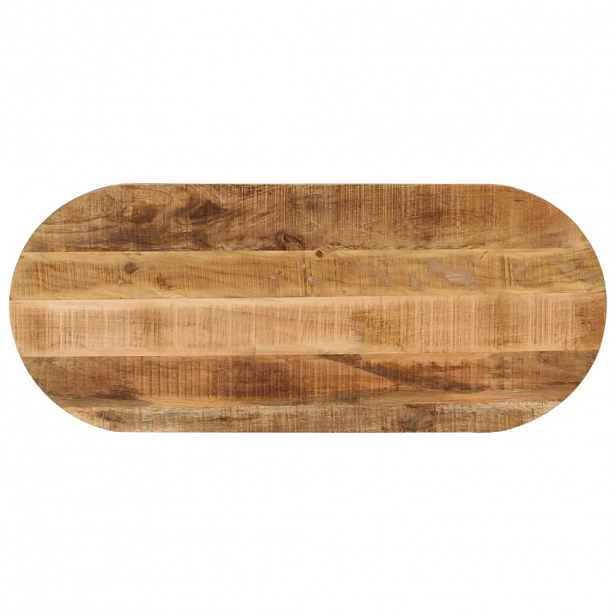 vidaXL Stolní deska 90 x 40 x 3,8 cm oválná masivní hrubý mangovník
