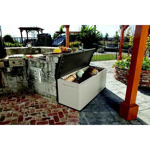 Zahradní úložný box 495l plastový Dekorhome