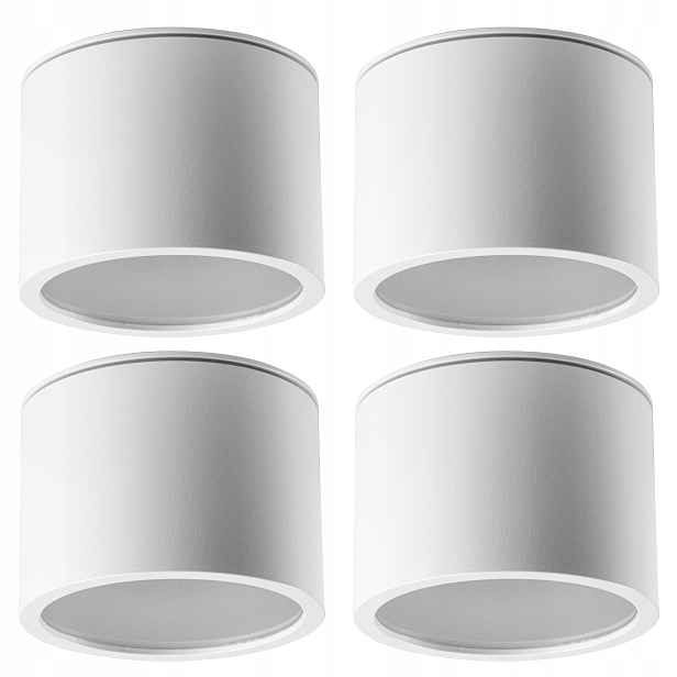 4x Stropní Svítidlo Halogenové Led svítidlo GX53 Spot Na Omítku Nástěnné svítidlo