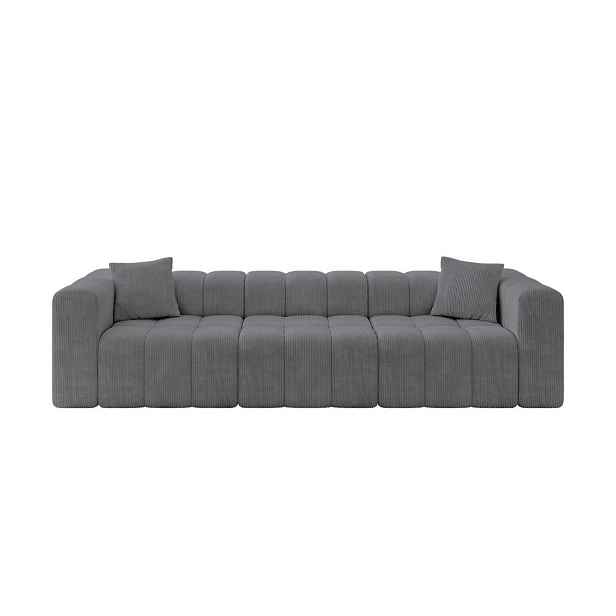 ALTDECOR POHOVKA 3-MÍSTNÁ DONY-3 315x90x71 cm Tmavě šedá Manšestr
