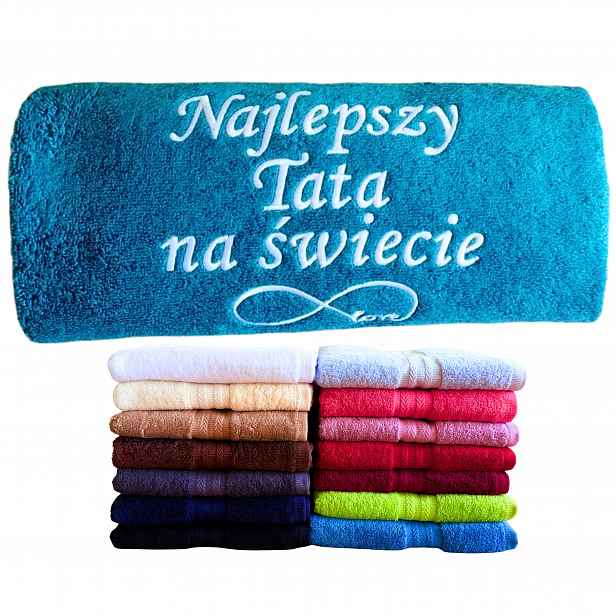 Dárek pro tatínka pod stromeček k Vánocům Personalizovaný Ručník s nápisem