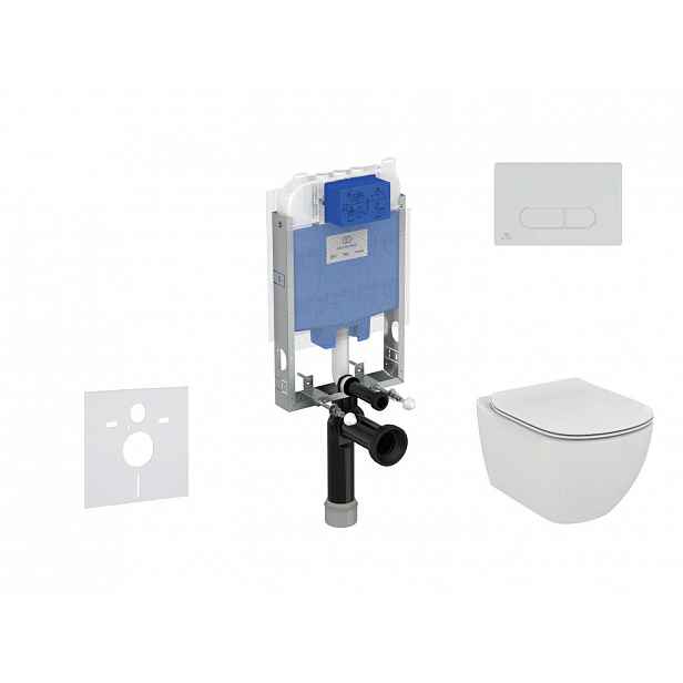 Ideal Standard ProSys - Set předstěnové instalace, klozetu a sedátka  Tesi, tlačítka Oleas M1, Aquablade, SoftClose, chrom ProSys80M SP78