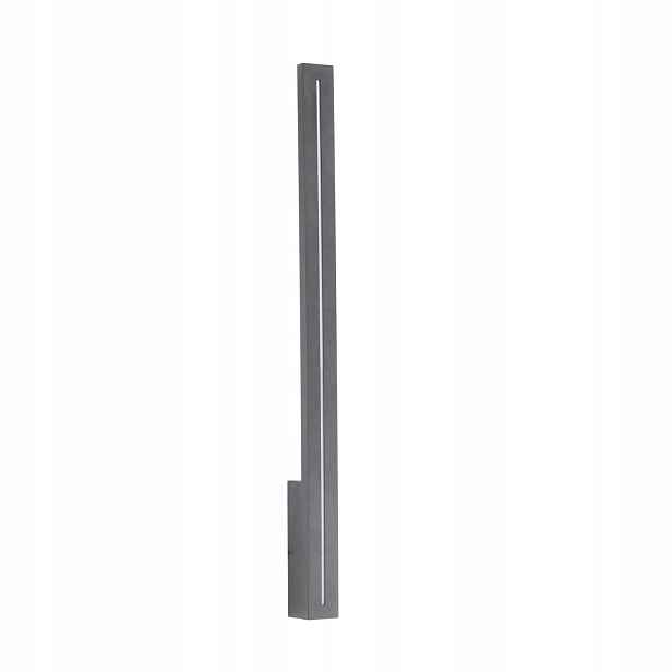 Lampa Nástěnná Šedá Linea Lineární 61 cm IP65 12W Led Fasáda Tk Lighting