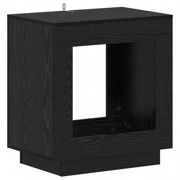 vidaXL Boční stůl Černý dub 60 x 40 x 65 cm Kompozitní dřevo