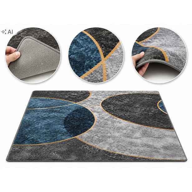 Geometrický koberec 160x230 cm moderní do obývacího pokoje ve stylu loft