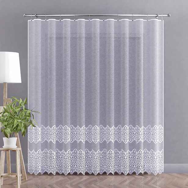 Miroslava 019471 záclona vel 300 x 250 cm rovná (s lemováním)