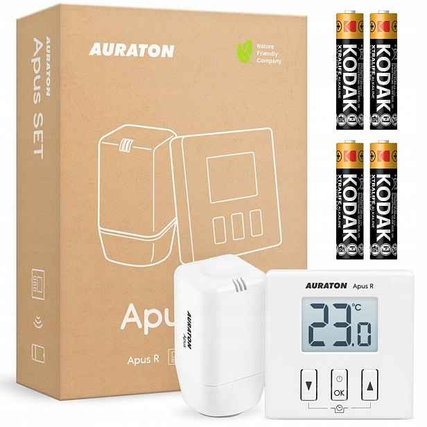 Sada Bezdrátového Regulátoru Teploty S Elektronickou Hlavicí Auraton
