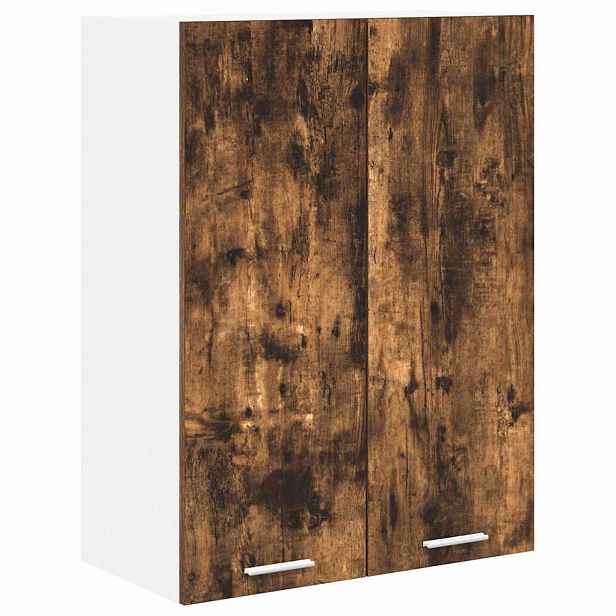 vidaXL Závěsná skříňka Kouřový dub 60 x 31 x 80 cm Kompozitní dřevo