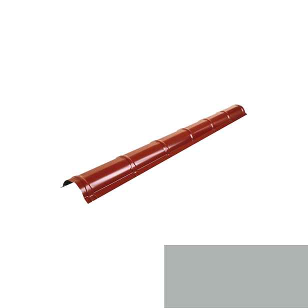 Hřebenáč kulatý MAXIDEK SP 25 RAL 9007 tmavě stříbrná