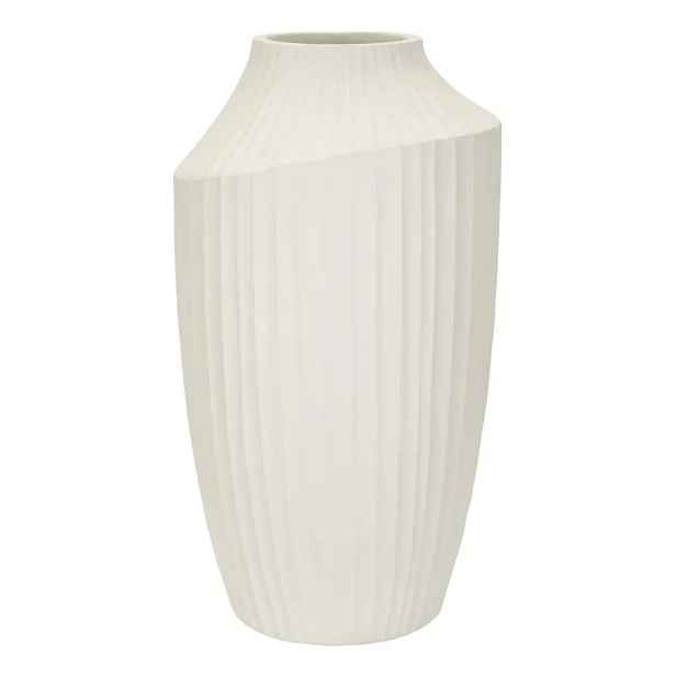 Mauro Ferretti Váza Ice Pot 50,5 cm krémová