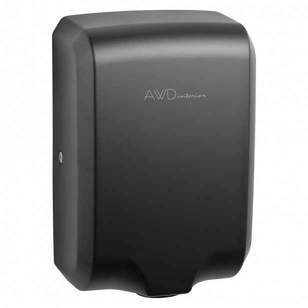 Vysoušeč rukou 1000W, černý, AWD INTERIOR 2122