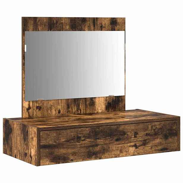 vidaXL Kosmetický stůl Hnědá 83 x 40 x 70 cm Kompozitní dřevo