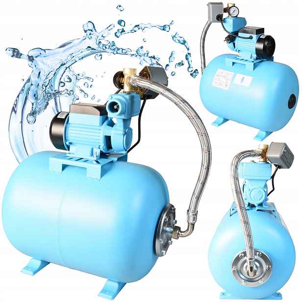 Hydrofor 50L Do Vody 250 W Hydroforová sací pumpa Komplet 2100 l/h Wzp