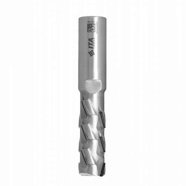 Ita Tools diamantová fréza Z2+2 D20 I52 L110 S20 mm 4 spirály poz+neg