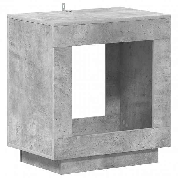 vidaXL Boční stůl Betonově šedá 60 x 40 x 65 cm Kompozitní dřevo