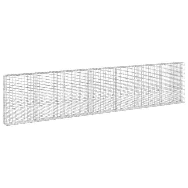 vidaXL Gabion s drátem 5 mm a síťkou 5x10 cm 700x30x150 cm
