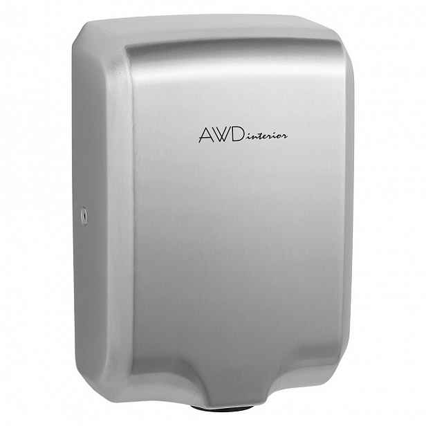 Vysoušeč rukou 1000W, stříbrná nerez, AWD INTERIOR 2104