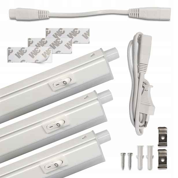 Kuchyňské Led podskříňkové svítidlo 120 cm, 3 ks