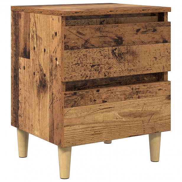 vidaXL Zásuvka pod postel Staré dřevo 40 x 35 x 50 cm Kompozitní dřevo