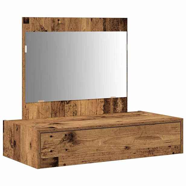 vidaXL Kosmetický stůl Hnědá 83 x 40 x 70 cm Kompozitní dřevo