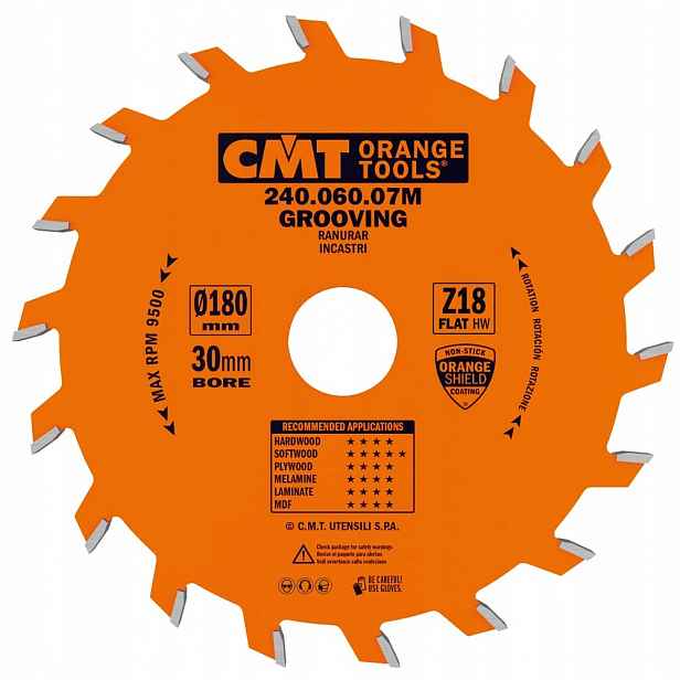 Cmt Drážkovací pila Z18 180x30x6,0 mm