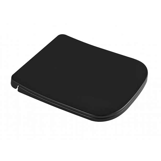 kielle - WC sedátko, Softclose, EasyLock, Slim, matná černá 30401044