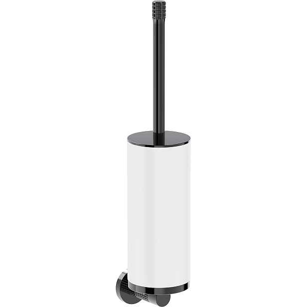 Mexen Triv toaletní kartáč, bílá/černý chrom 70A33071-73W