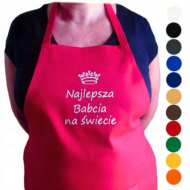 Personalizovaný dárek pro babičku k svátku babička Fartuch od vnučky vnuka