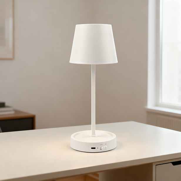 TEMU 1ks Nabíjecí stolní lampa s nastavitelnou jasností, náladová lampa, přenosná stolní lampa s dotykovým ovládáním, vhodná do jídelen, obývacích