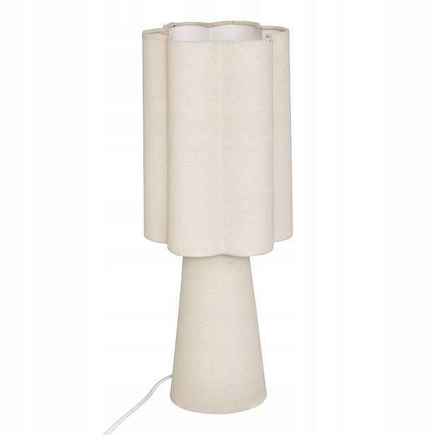 Stolní Lampa Kovová Béžová 44 CM E27 Noční Lampa Na Psací Stůl Moderní