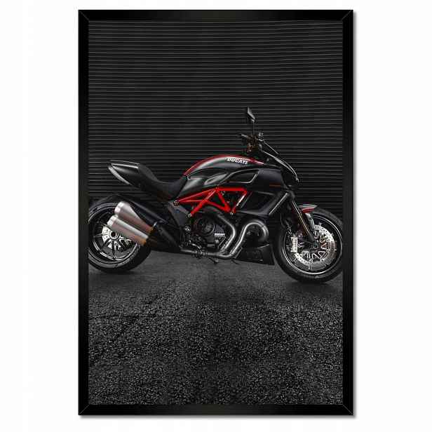 Plakáty v rámu 40x60 Ducati Diavel motocykl